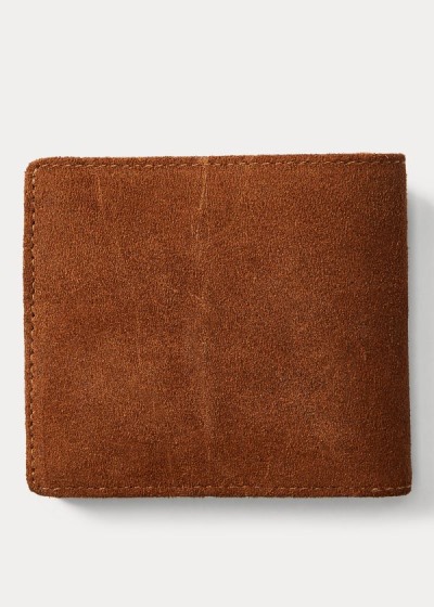 Men's Ralph Lauren Roughout Suede Card Holder | 851472PIK